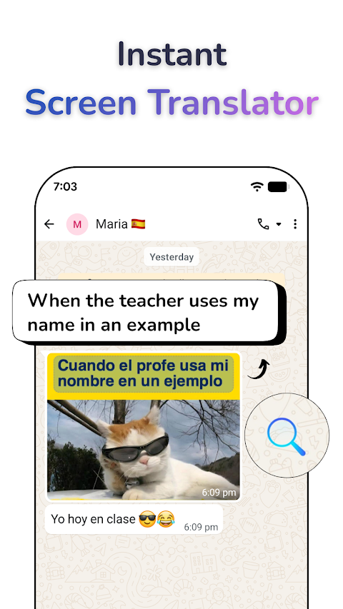 Swift Translate translating text on screen